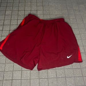 Men’s Nike dry fit, short running shorts